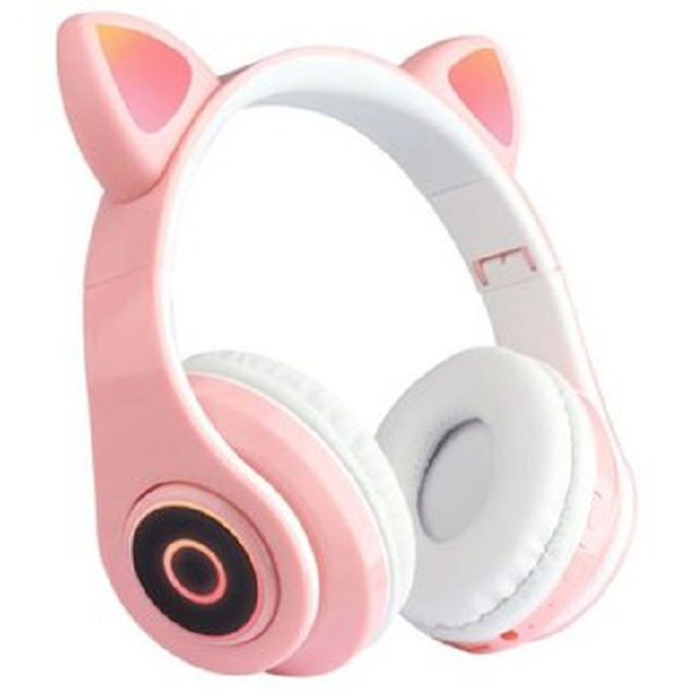AUDÍFONOS OREJAS GATO AURICULARES INALÁMBRICOS BLUETOOTH RADIO FM - 5