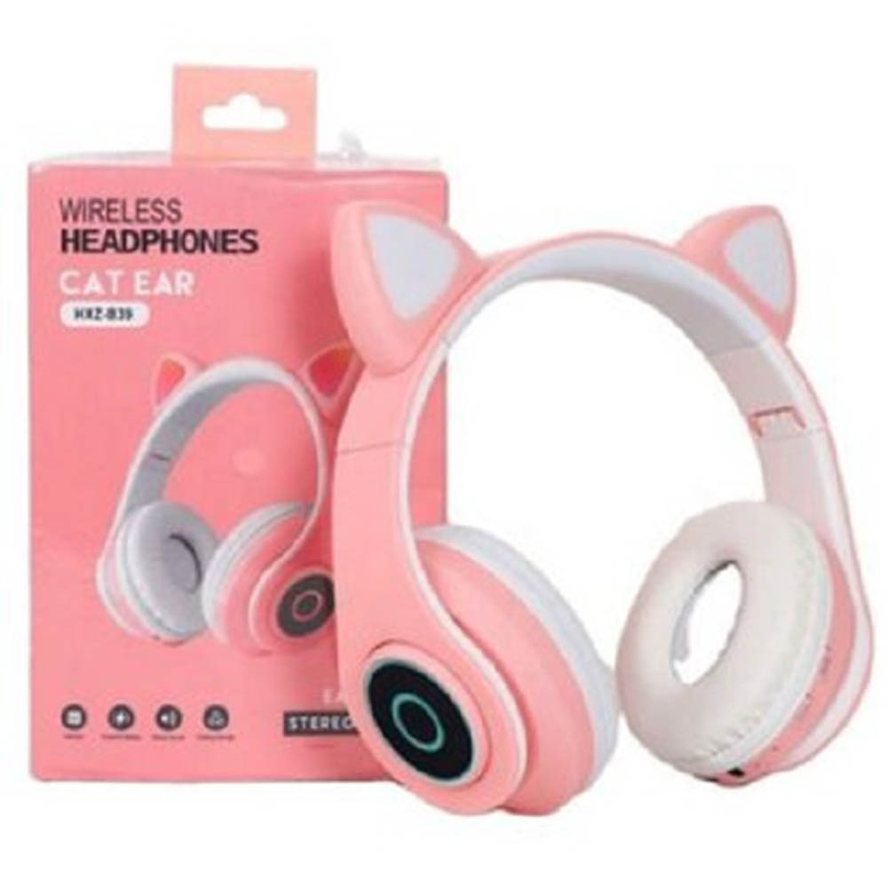 AUDÍFONOS OREJAS GATO AURICULARES INALÁMBRICOS BLUETOOTH RADIO FM - 6