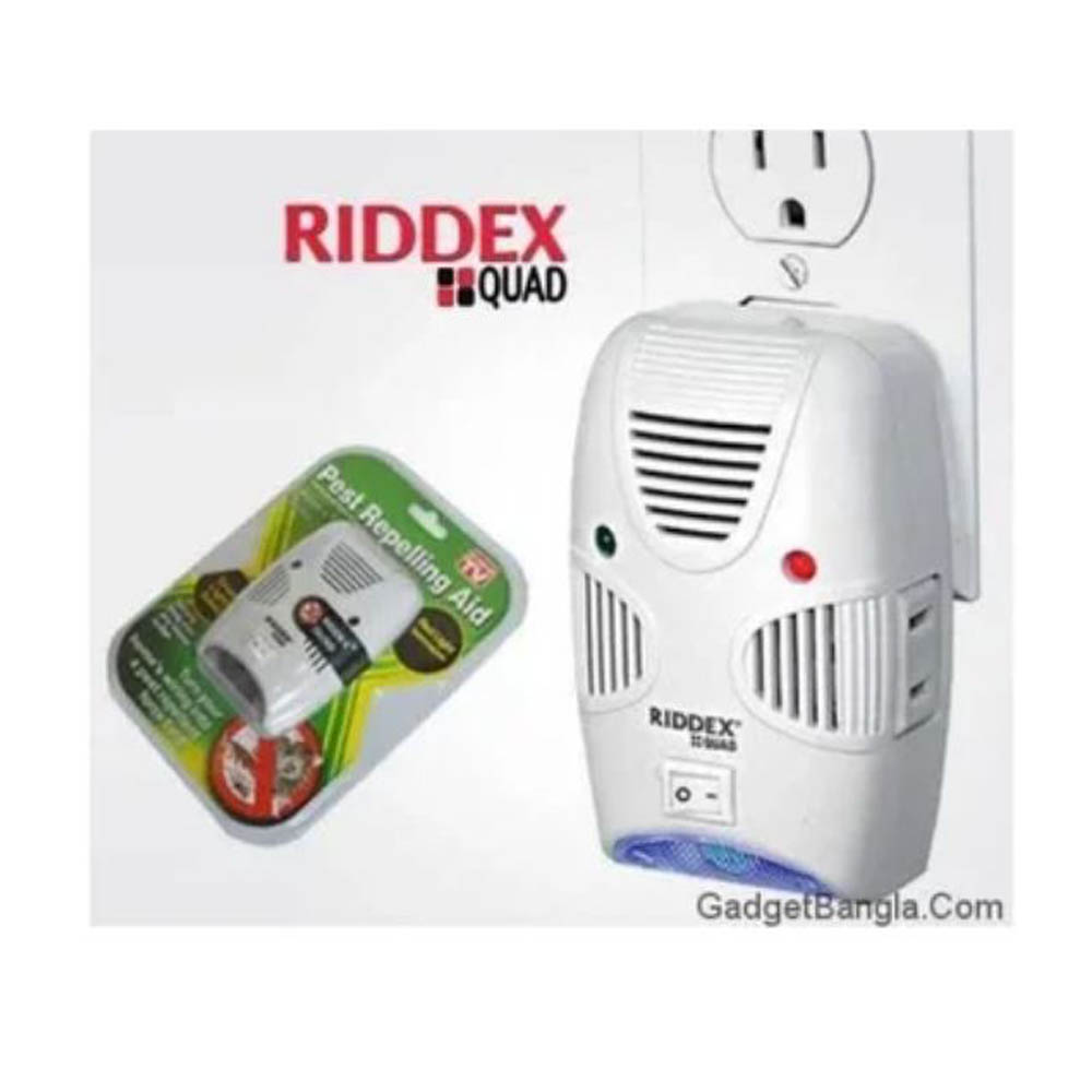 PACK DÚO REPELENTE PORTATIL CUCARACHAS RATAS ZANCUDOS Y PLAGAS RIDDEX - 3