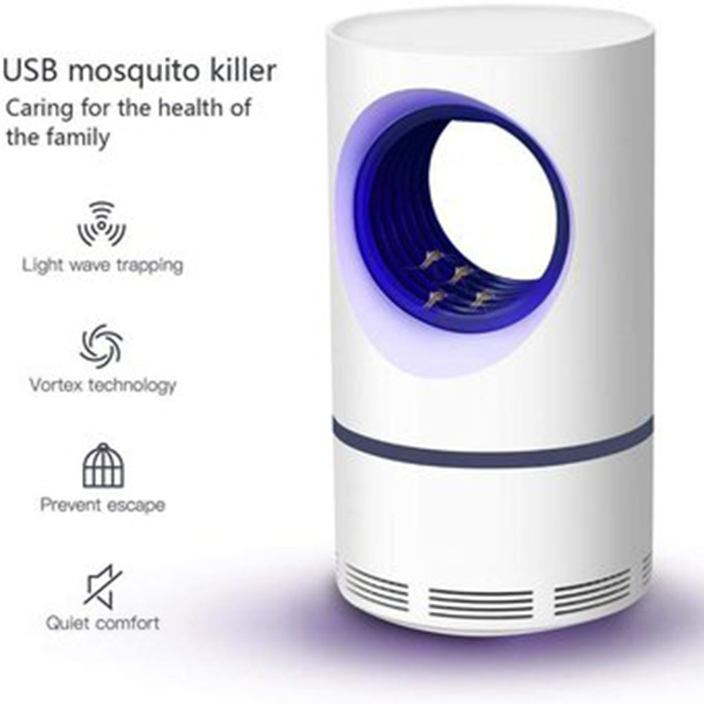 LÁMPARA LED ANTIMOSQUITOS USB LUZ UV - MATA ZANCUDOS - 3