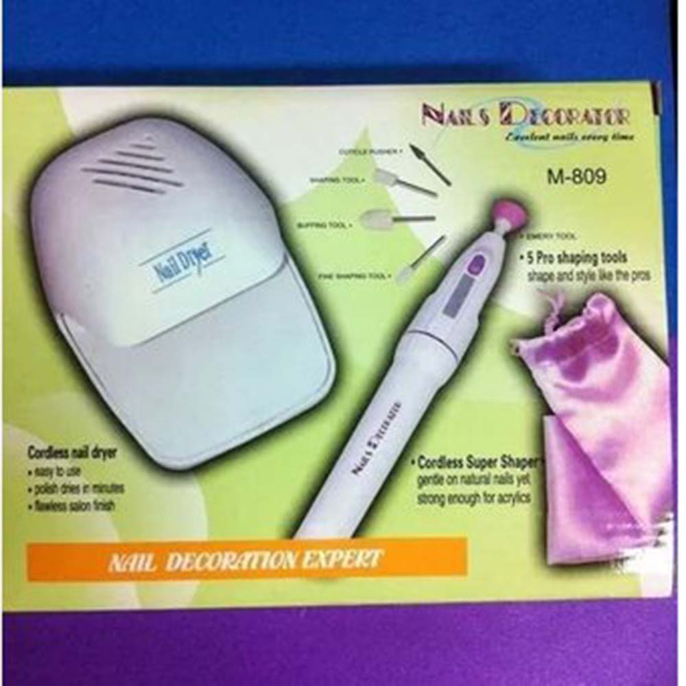 SECADOR DE UÑAS + KIT DE MANICURA Y PEDICURA SALON SHAPER - 3