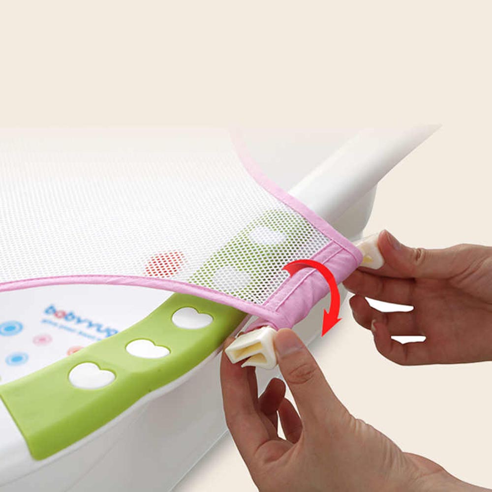 MALLA PARA BAÑERA BEBE - ROSADO - 3