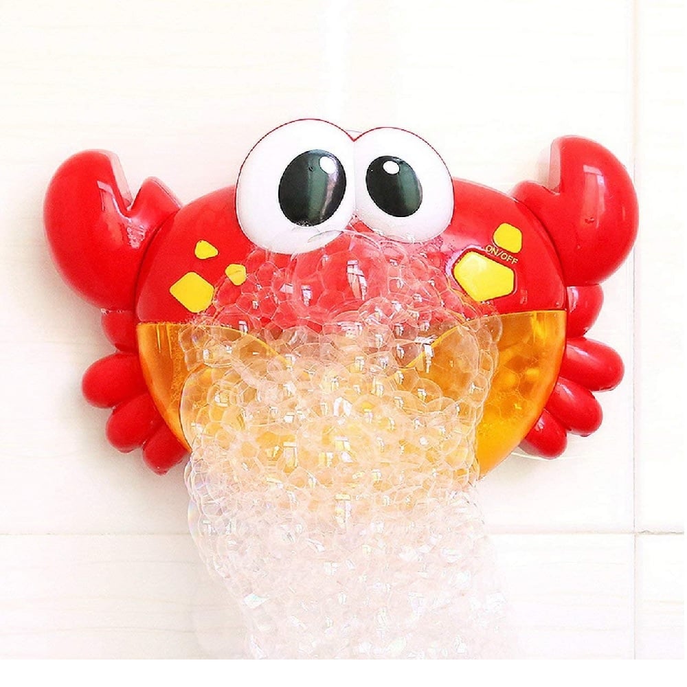 CANGREJO MUSICAL JUGUETE DE BAÑO PARA BEBÉS BURBUJAS DIVERTIDAS - ROJO - 2