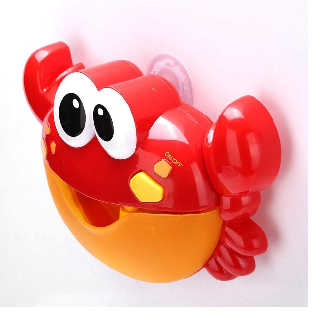 CANGREJO MUSICAL JUGUETE DE BAÑO PARA BEBÉS BURBUJAS DIVERTIDAS - ROJO - 5