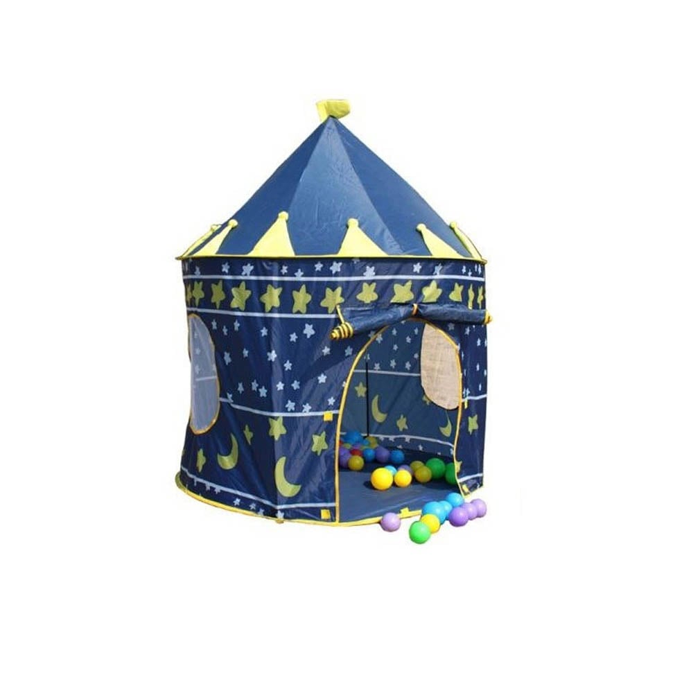 CARPA CASTILLO INFANTIL NIÑO – AZUL - 4