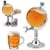 GLOBO TERRÁQUEO DISPENSADOR DE CERVEZA 1.5 L BEBIDAS LICOR - 1