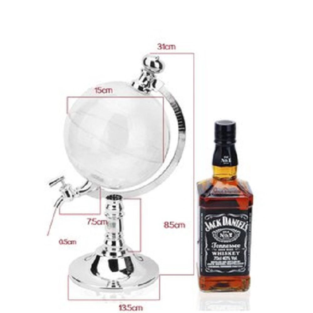 GLOBO TERRÁQUEO DISPENSADOR DE CERVEZA 1.5 L BEBIDAS LICOR - 3