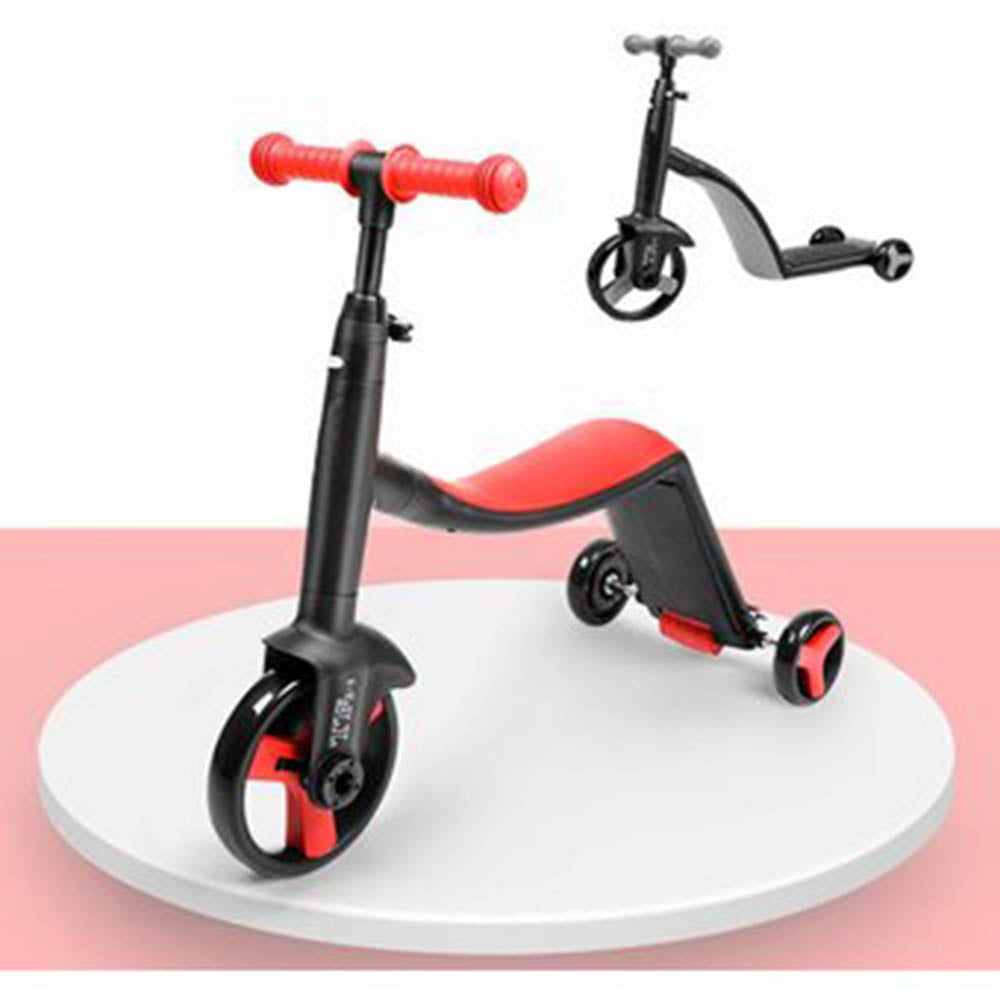 SCOOTER 3 EN 1 BICICLETA TRICICLO MULTIFUNCIONAL LUCES Y SONIDO - 2