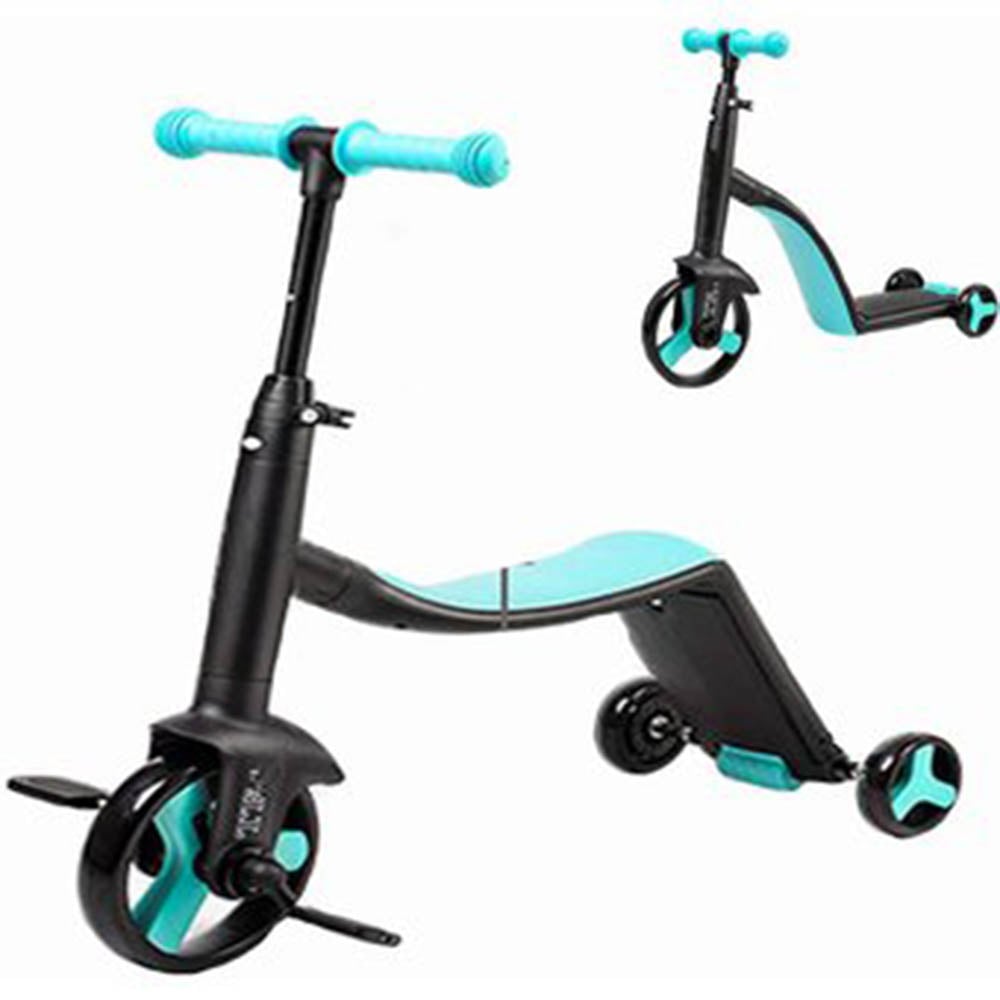 SCOOTER 3 EN 1 BICICLETA TRICICLO MULTIFUNCIONAL LUCES Y SONIDO - 5