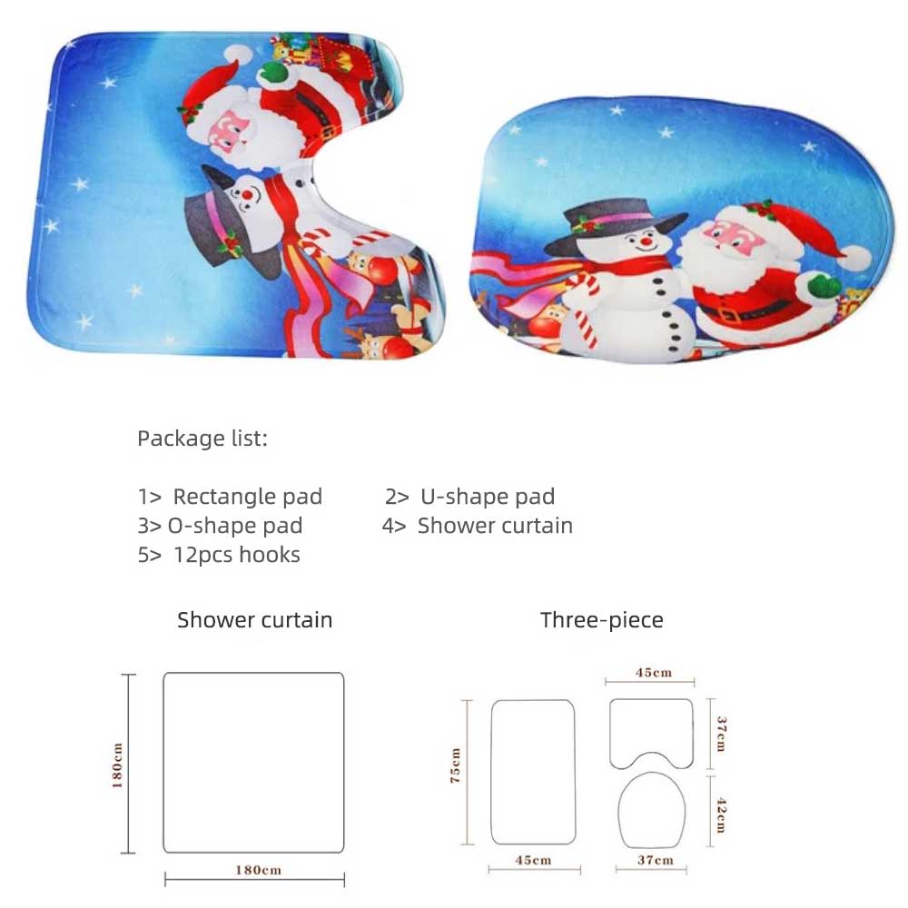SET NAVIDAD 4 PIEZAS BAÑO - 4