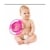 PLATO GIRATORIO ANTIDERRAME GYRO BOWL PARA BEBÉ – ROSADO - 1