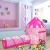 CARPA CASTILLO CON TUNEL GRANDE – ROSADO - 1