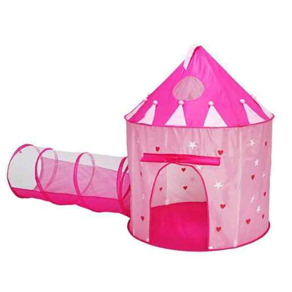 CARPA CASTILLO CON TUNEL GRANDE – ROSADO - 4