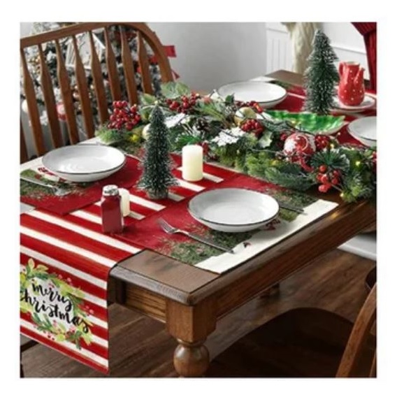 SET DE 6 INDIVIDUAL NAVIDEÑOS MODELO SURTIDO - 3