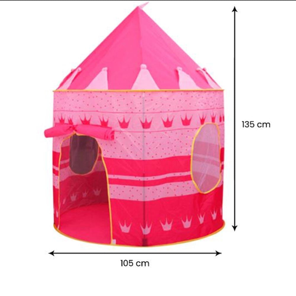 CARPA CASTILLO INFANTIL NIÑA - ROSADO - 4