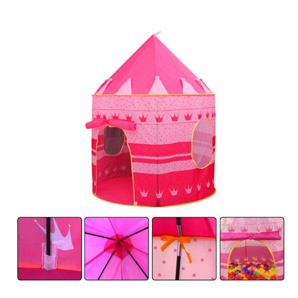 CARPA CASTILLO INFANTIL NIÑA - ROSADO - 5