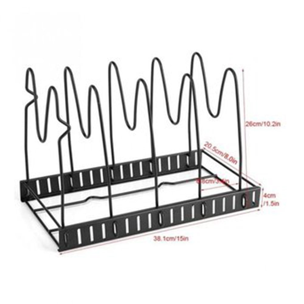 ORGANIZADOR, SOPORTE DE COCINA PARA TAPAS, SARTENES 5 NIVELES - 4