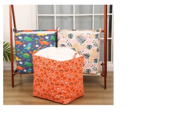CESTO DE ROPA ORGANIZADOR  PARA LAVANDERIA, DORMITORIO PLEGABLE - 2