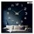 RELOJ 3D GIGANTE 120CM PLATEADO PARED DECO ESPEJO - 1