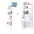 ESQUINERO ORGANIZADOR PARA DUCHA +ESTANTE DE BAÑO 3 NIVELES - 1