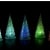 ÁRBOL DE NAVIDAD CON LUZ LED CAMBIANTE PARA ESCRITORIO, LÁMPARA DE MESA CON ROMATIC DE SIETE COLORES (TAMAÑO: 12 CM X 5,5 CM - 1