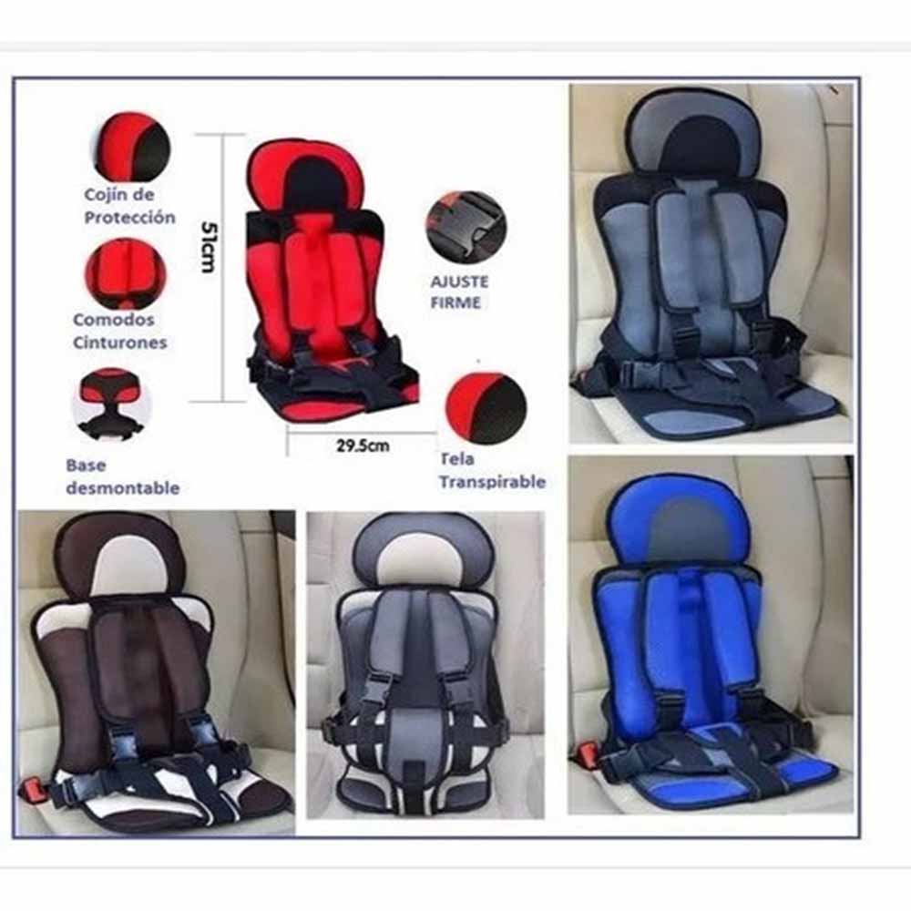 ASIENTO DE AUTO BEBE NIÑOS SEGURIDAD PORTÁTIL PRACTICO - 2