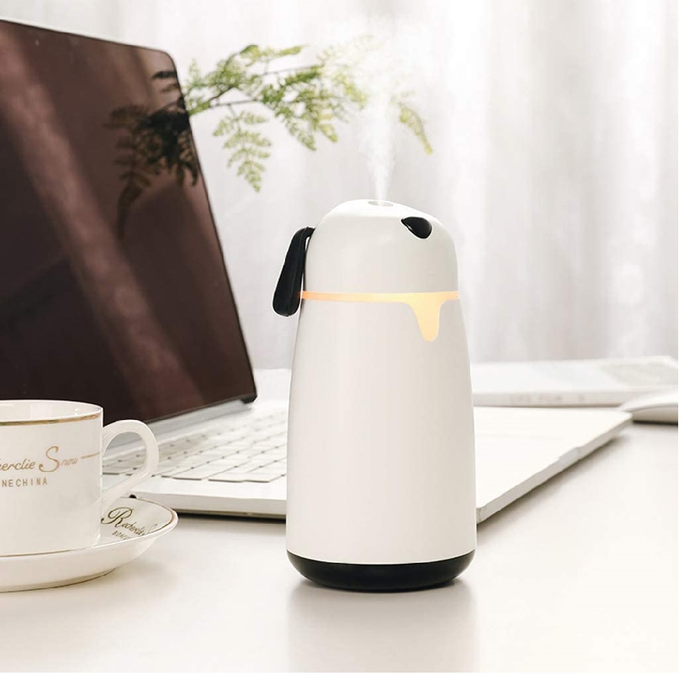 HUMIDIFICADOR ULTRASONICO MINI DIFUSOR VAPOR LUZ LED PERRITO AROMA - 3