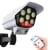 LÁMPARA SOLAR FOCO SENSOR MOVIMIENTO CON FORMA DE CÁMARA DE SEGURIDAD 77 LED - 1