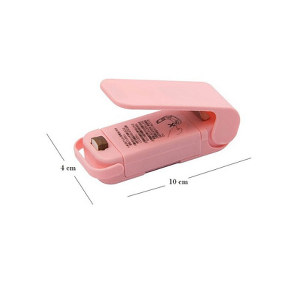 SELLADOR DE BOLSA PORTÁTIL IMANTADA MINI MÁQUINA - ROSADO - 2