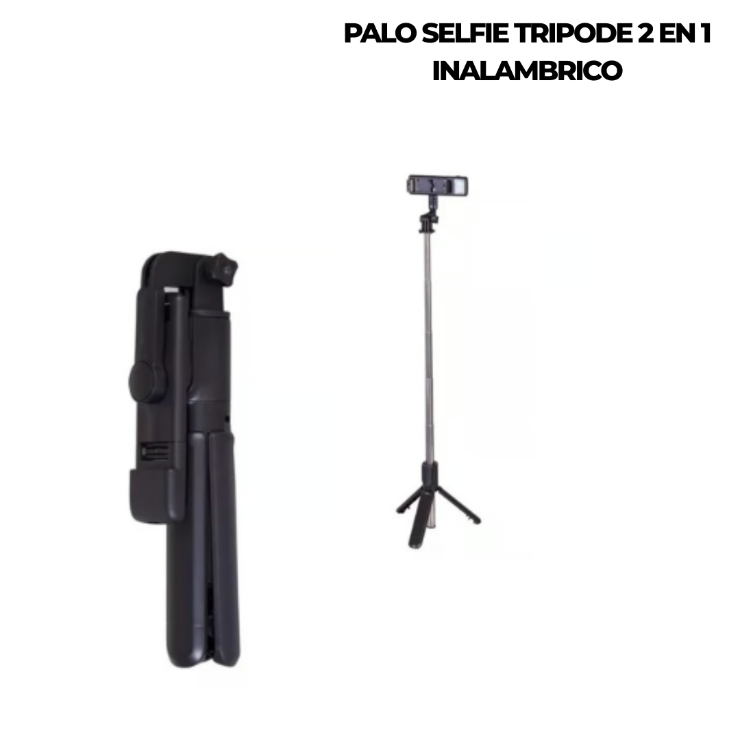 PALO SELFIE TRIPODE 2 EN 1 INALAMBRICO - 1