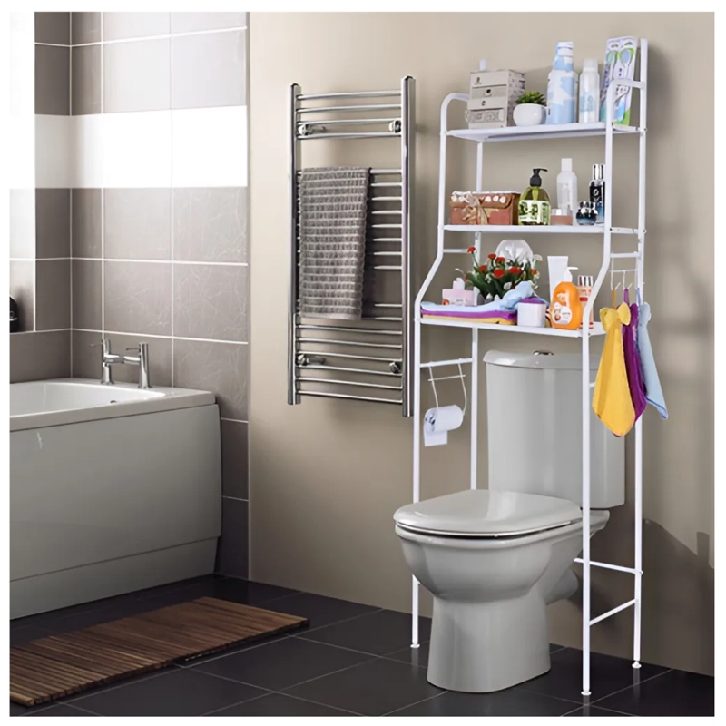 RACK ORGANIZADOR DE BAÑO 3 NIVELES - 1