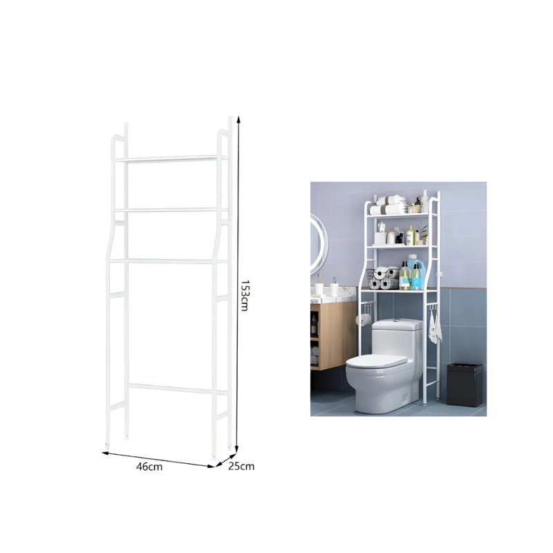 RACK ORGANIZADOR DE BAÑO 3 NIVELES - 3