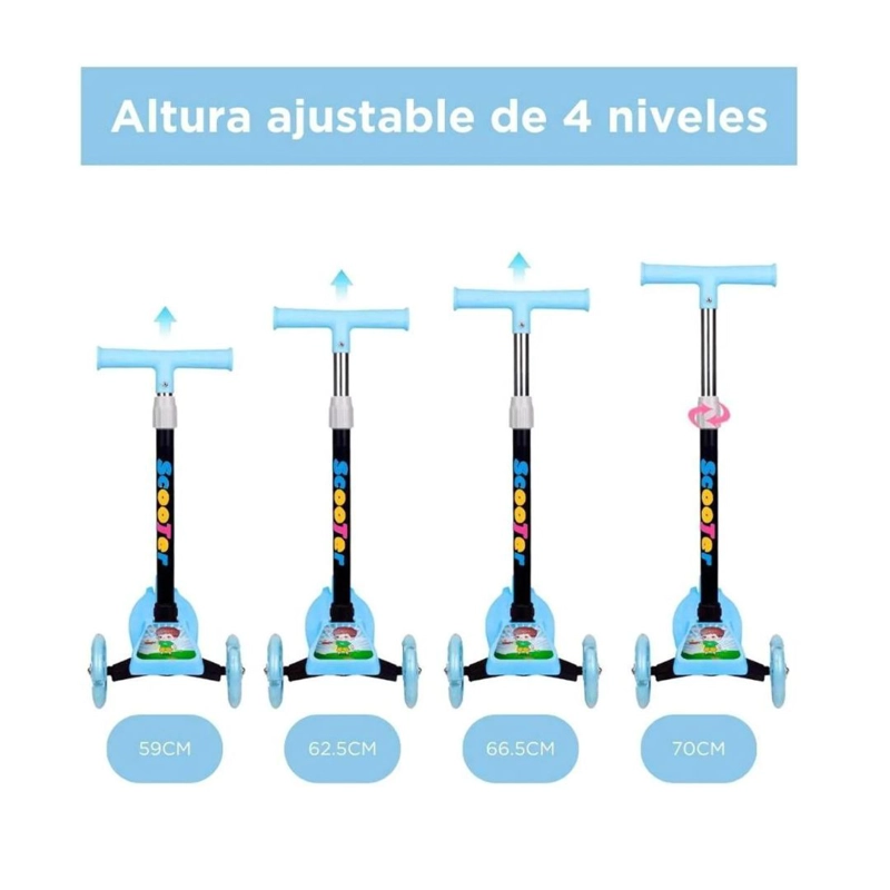 SCOOTER PARA NIÑOS CON LUCE - 1