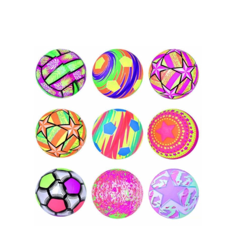 PELOTA DE GOMA CON DISEÑO - 1