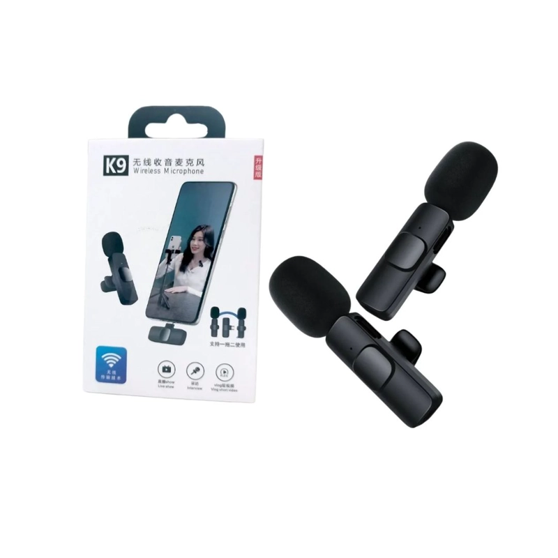 PACK DE 2 MINI MICRÓFONOS INALÁMBRICOS RECARGABLE - 2