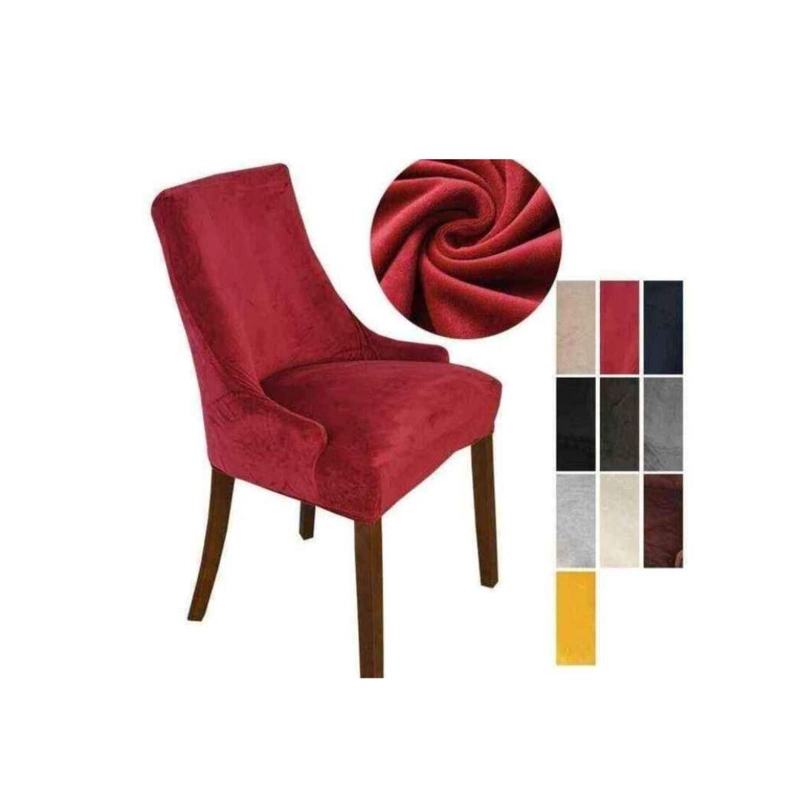 FUNDA DE SILLA ROMA TERCIOPELO - 1