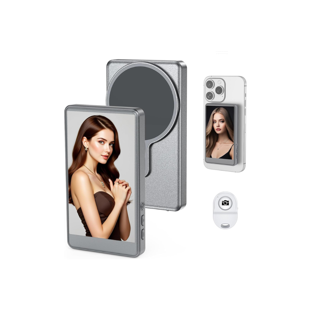 PANTALLA SELFIE MAGNÉTICA PARA CELULAR VLOGLIVES - 1