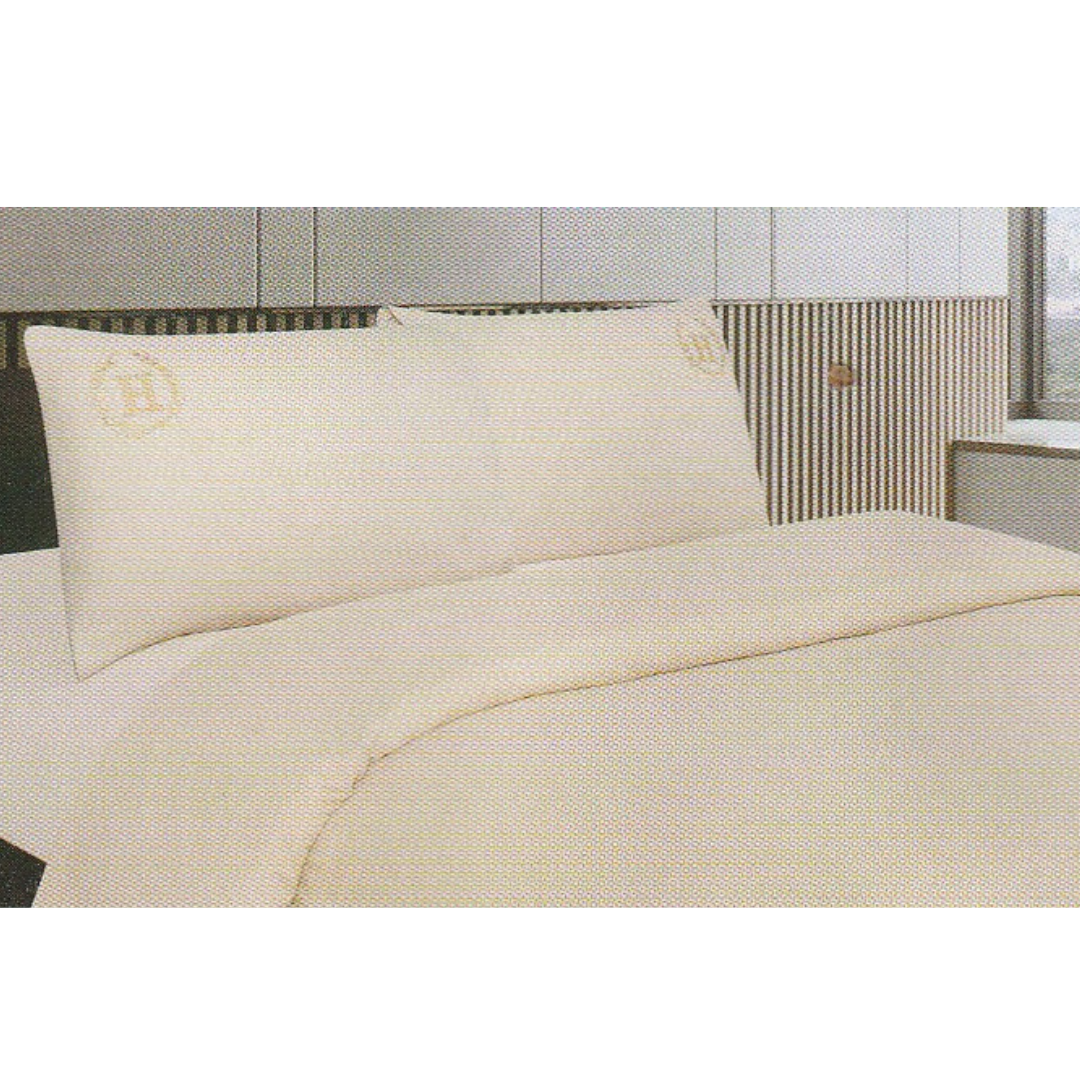 JUEGO DE SÁBANA GOLDSUN COLOR ENTERO DE 1.5 PLAZAS - 1