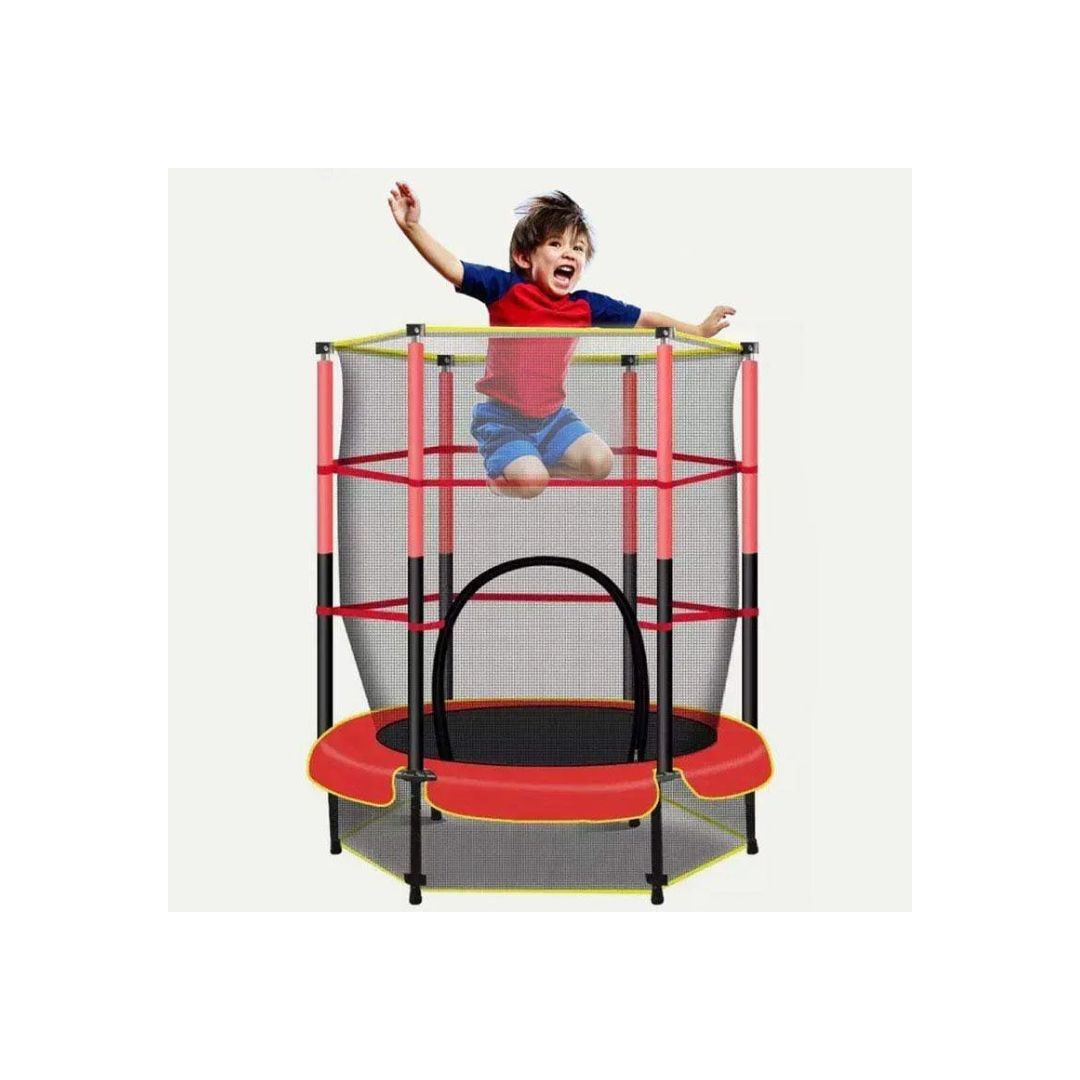 TRAMPOLÍN  INFANTIL CON RED DE SEGURIDAD - 1