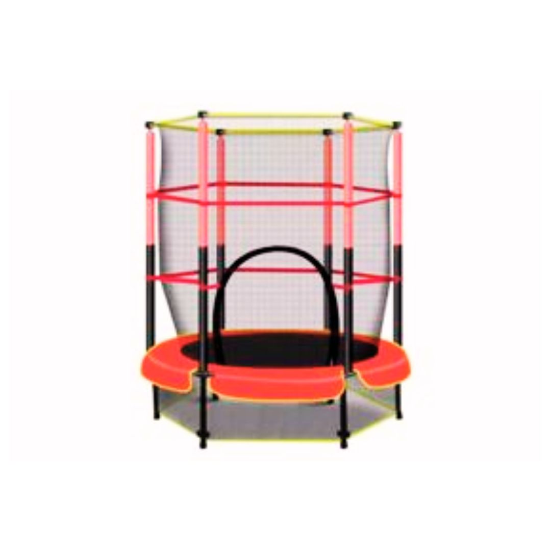 TRAMPOLÍN  INFANTIL CON RED DE SEGURIDAD - 2
