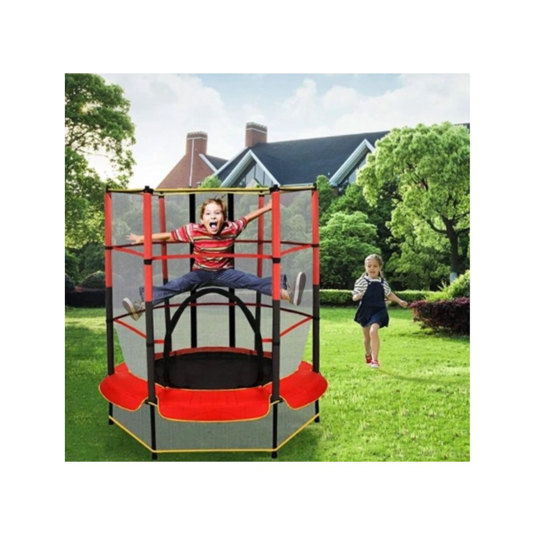 TRAMPOLÍN  INFANTIL CON RED DE SEGURIDAD - 3