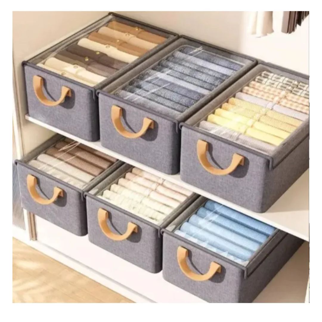 ORGANIZADOR DE ROPA PLEGABLE CON TAPA - 3
