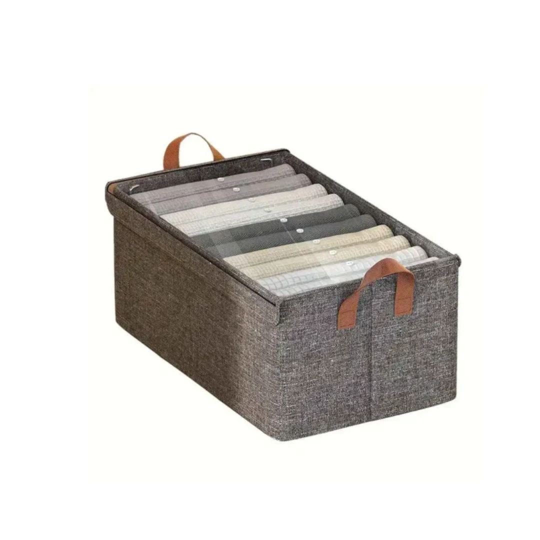 ORGANIZADOR DE ROPA PLEGABLE CON TAPA - 4