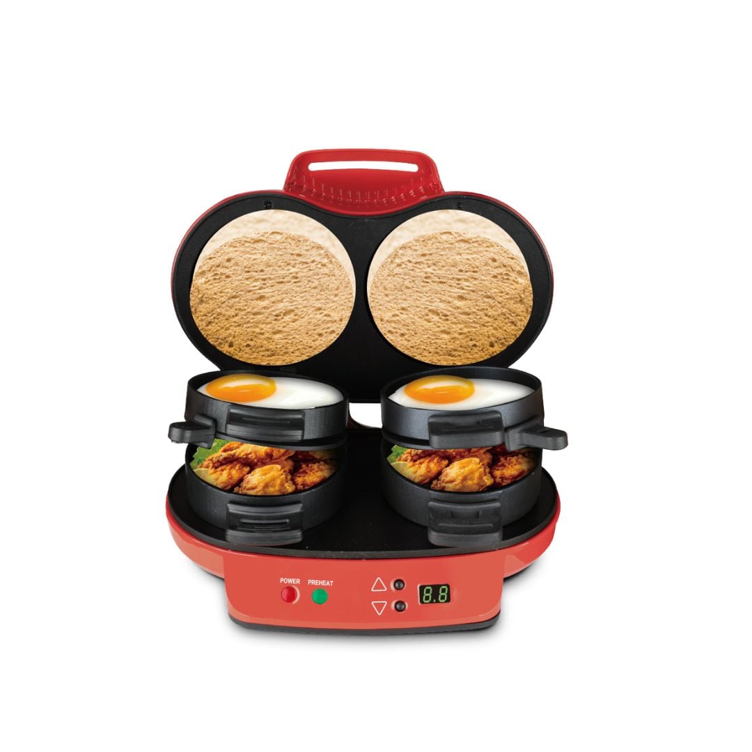 MÁQUINA PARA HACER HAMBURGUESAS DE 1200 W - 1