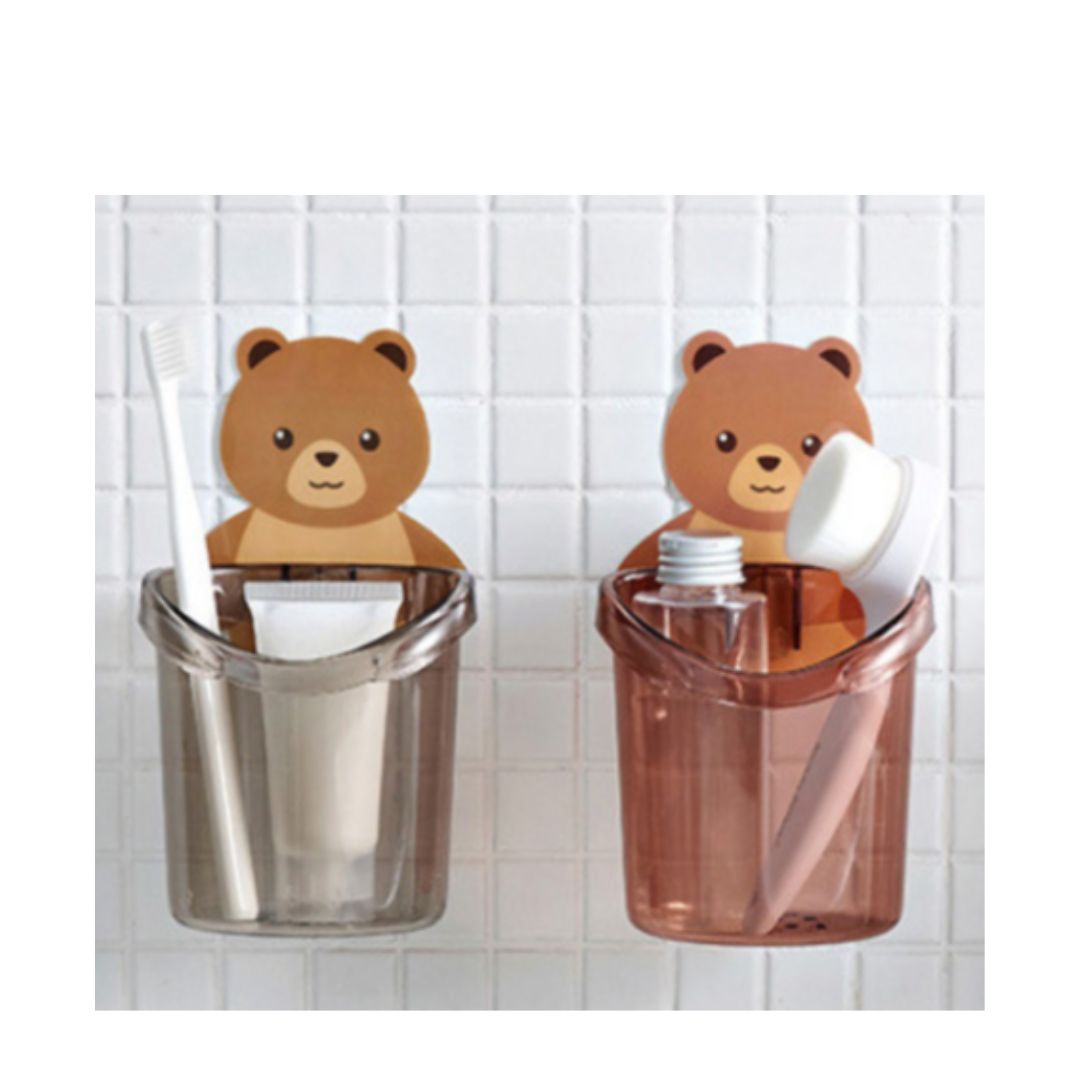 ORGANIZADOR DE CEPILLOS CON DISEÑO DE OSO - 2