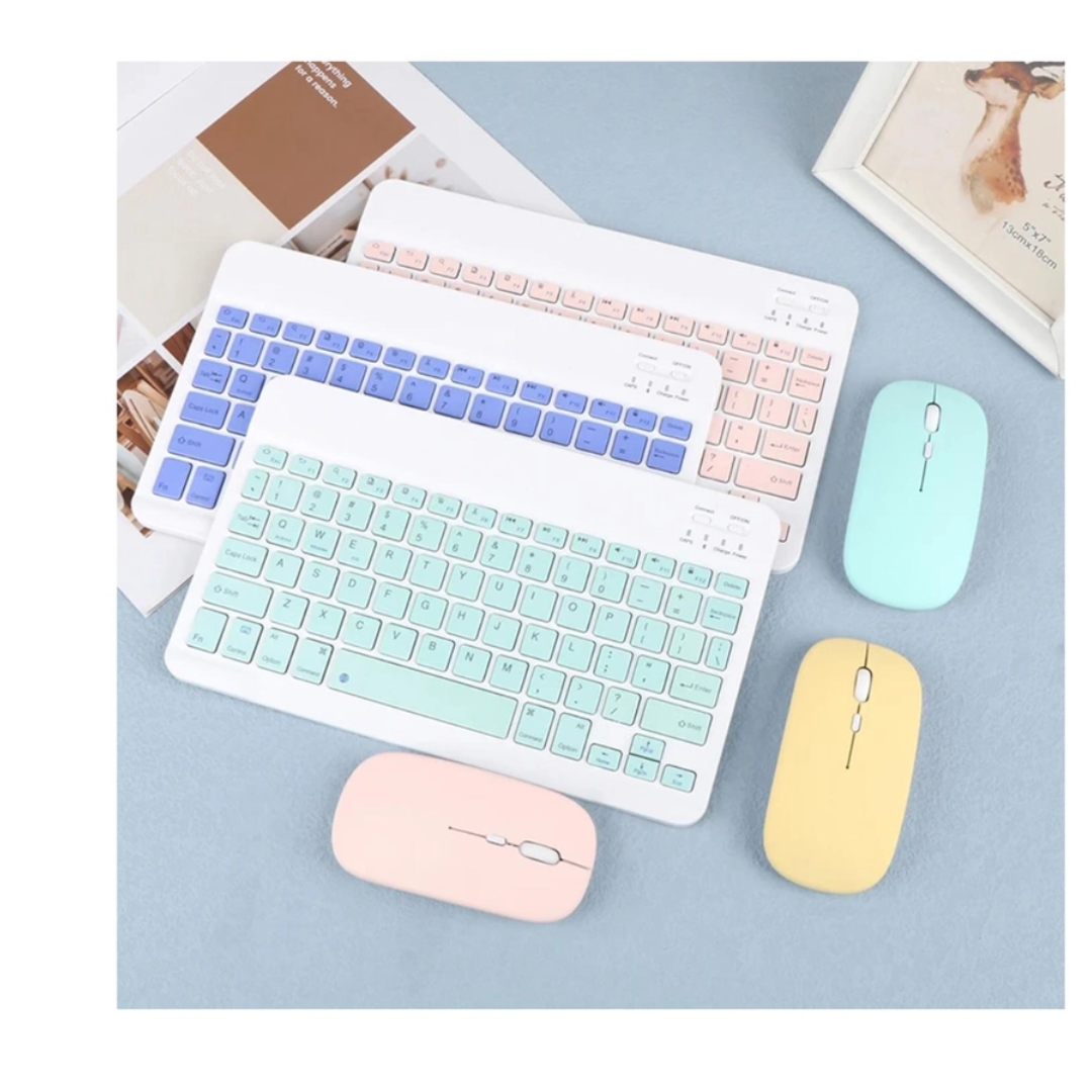 KIT TECLADO + MOUSE INALAMBRICO BLUETOOTH - 1