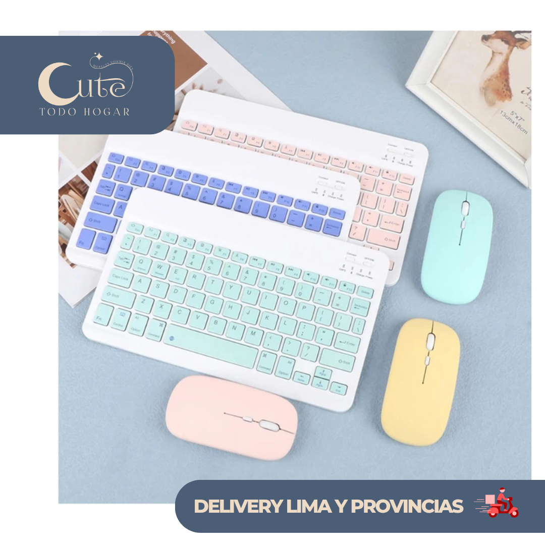 KIT TECLADO + MOUSE INALAMBRICO BLUETOOTH - 2