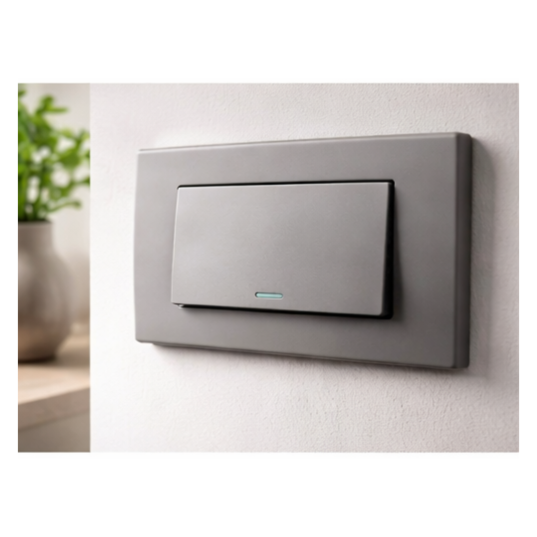 INTERRUPTOR MODERNO GRIS OSCURO - 1