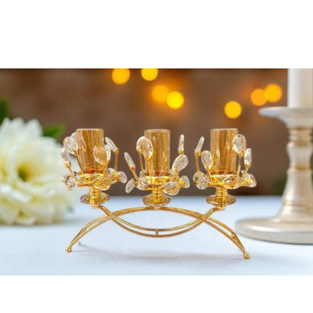 CANDELABRO DE METAL DE 3 - 1