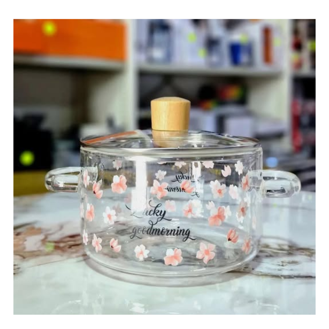 OLLA BOROSILICATO CON DISEÑO - 1